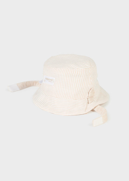 cappellino neonato reversibile