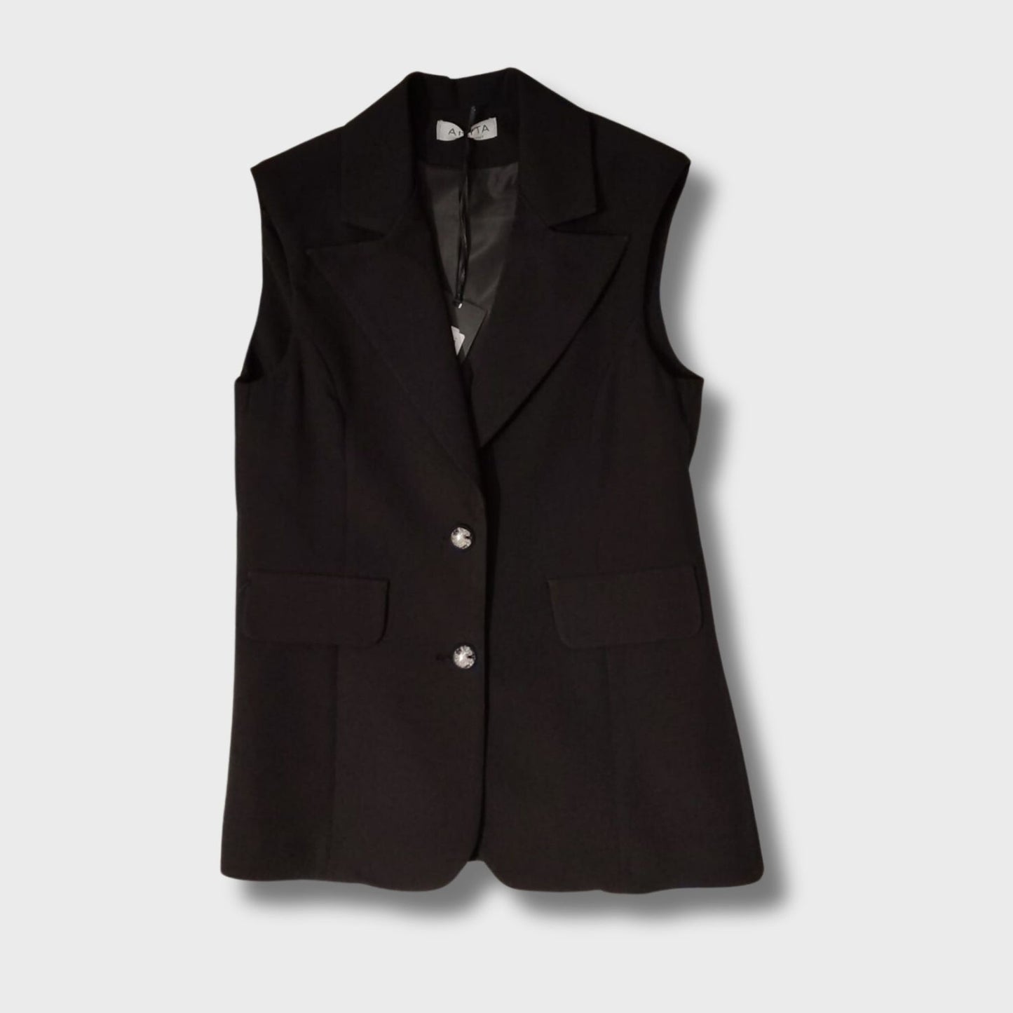 gilet lungo doppio petto