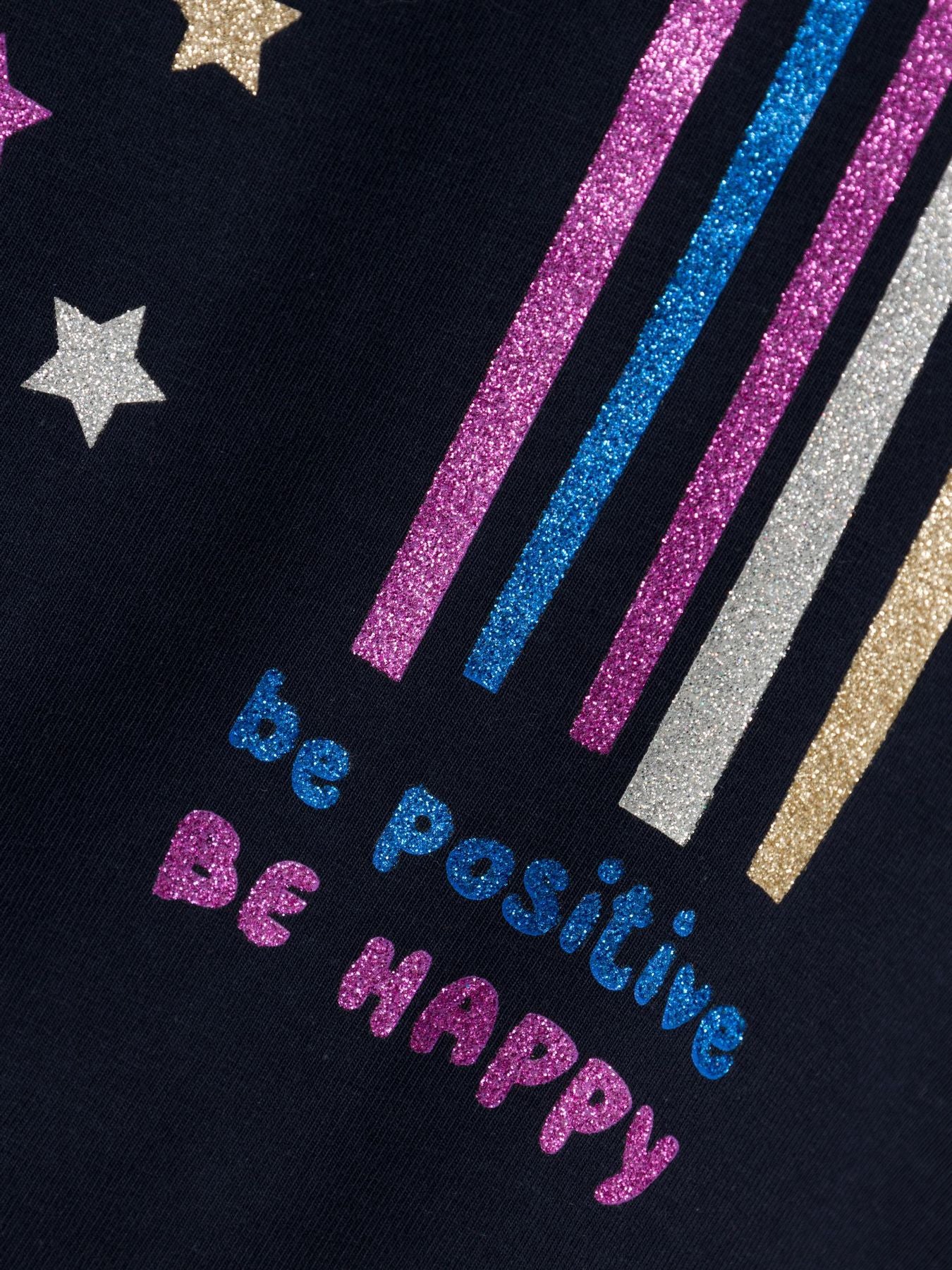 T-Shirt Manica Lunga con stampa arcobaleno