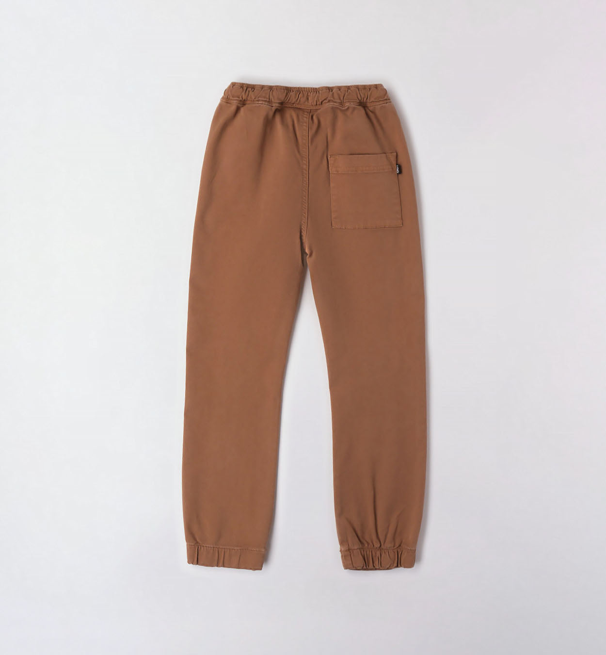 Pantalone in gambardina con elastico alla caviglia