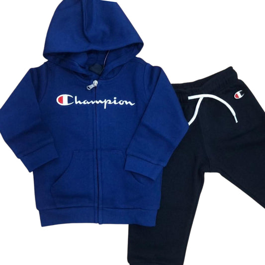 Tuta full zip con cappuccio